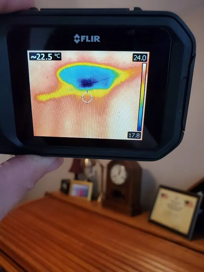 Thermal imaging inspection for water damage in Ashwaubenon